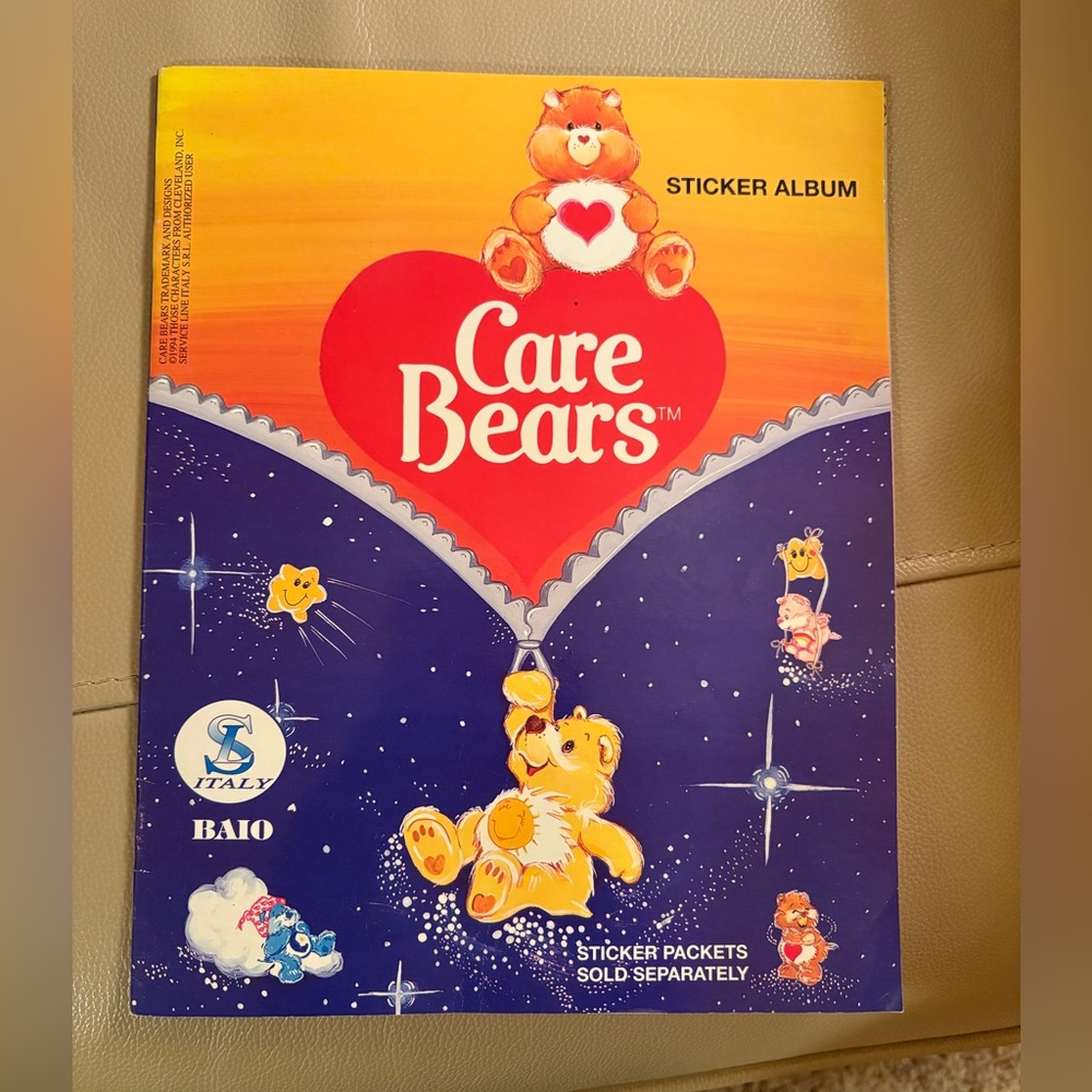 Vintage 1994 Care Bear Sticker Album